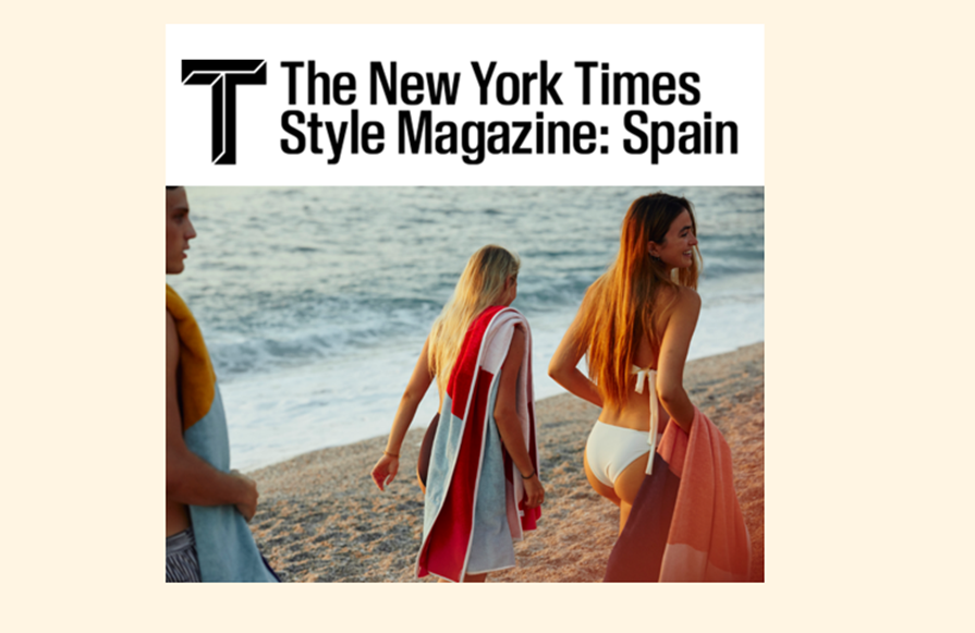 Luxury beach towels has finally come. The New York Times meets Tucca towels